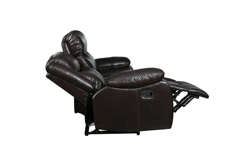 Global United Transitional Leather-Air Reclining Sofa - Urban Living Furniture (Los Angeles, CA)