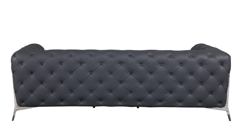 Global United Transitional 100% Top Grain Italian Leather Upholstered Sofa - Urban Living Furniture (Los Angeles, CA)