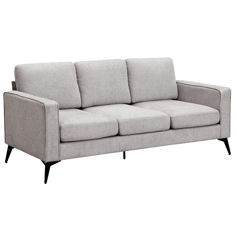 Modern 3-Piece Sofa Sets with Sturdy Metal Legs,Chenille Upholstered Couches Sets Including 3-Seat Sofa, Loveseat and Single Chair for Living Room Furniture Set (1+2+3 Seat) - Urban Living Furniture (Los Angeles, CA)