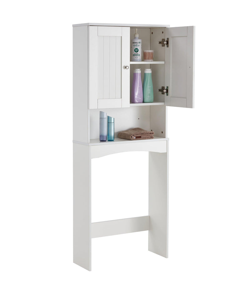 Home Bathroom Shelf Over-The-Toilet, Bathroom SpaceSaver, BathroomStorage Cabinet Organizer,White - Urban Living Furniture (Los Angeles, CA)