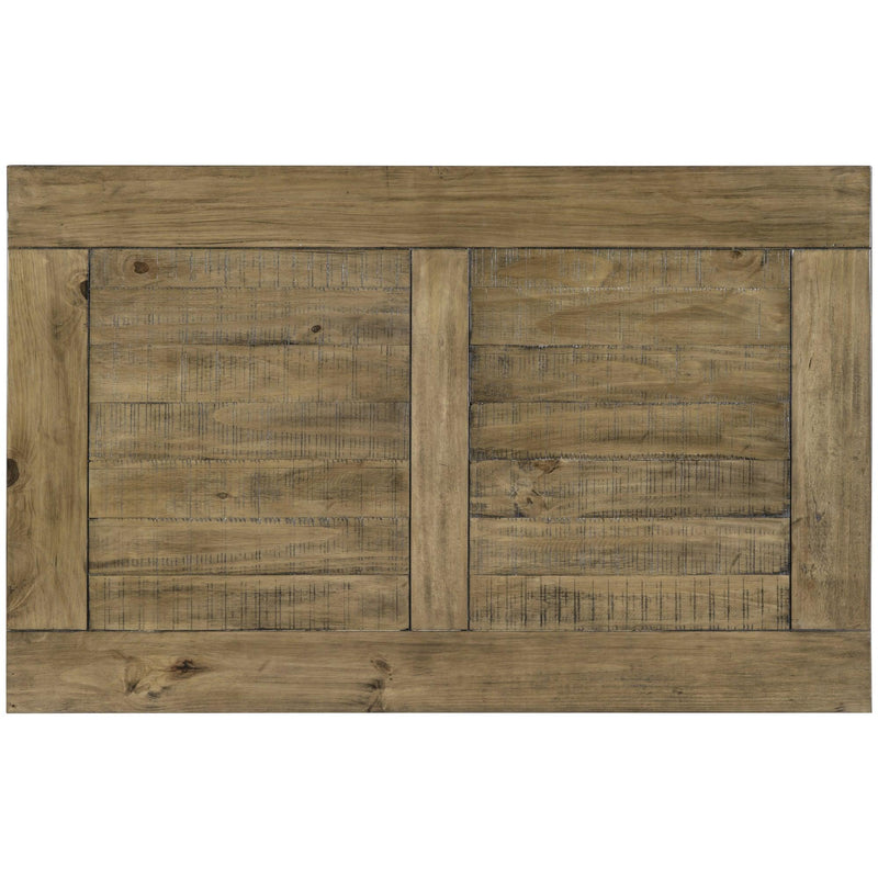 Rustic Floor Shelf Coffee Table withStorage,Solid Pine Wood (As same As WF287269AAD)