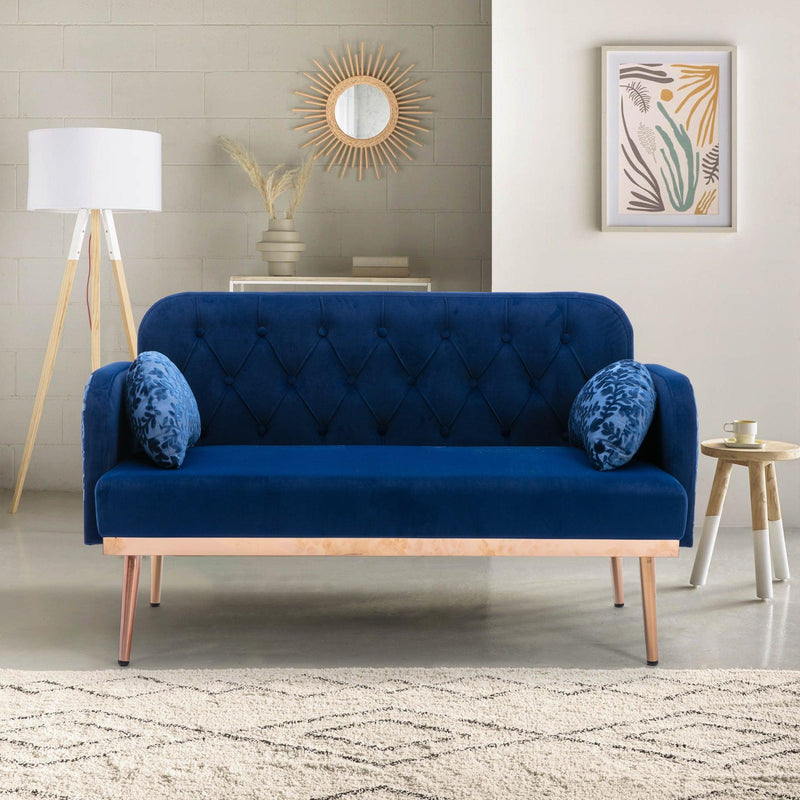 Velvet  Sofa , Accent sofa .loveseat sofa with metal feet - Urban Living Furniture (Los Angeles, CA)