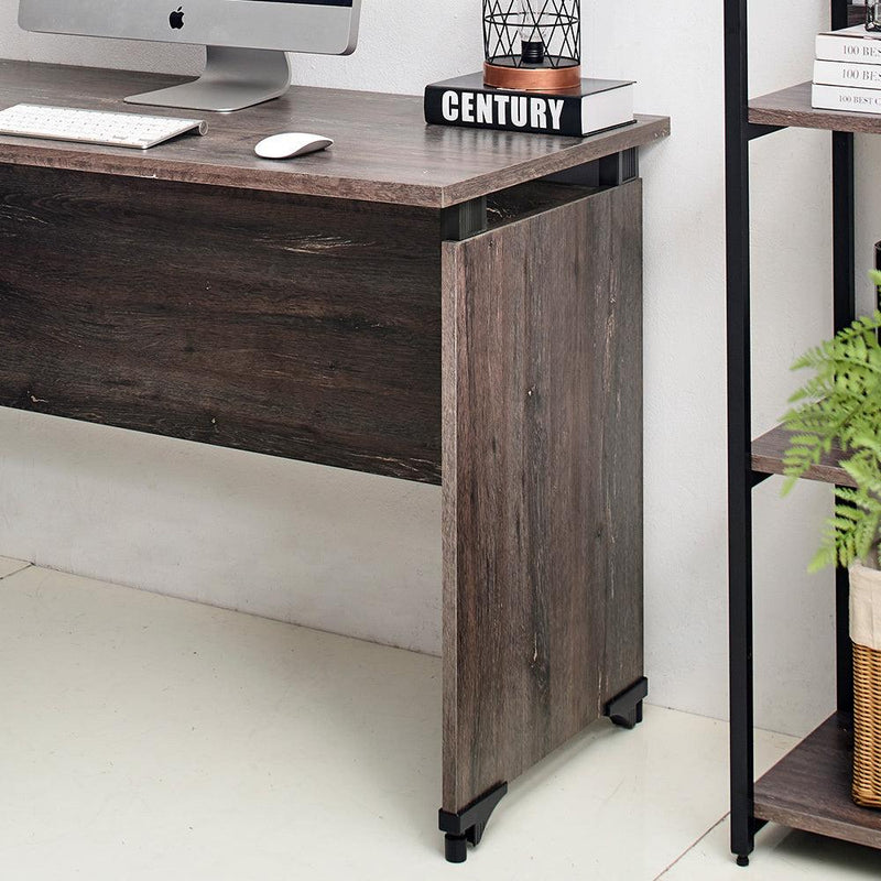 Urban Farmhouse Composite Wood Writing Desk in Rustic Gray - Urban Living Furniture (Los Angeles, CA)