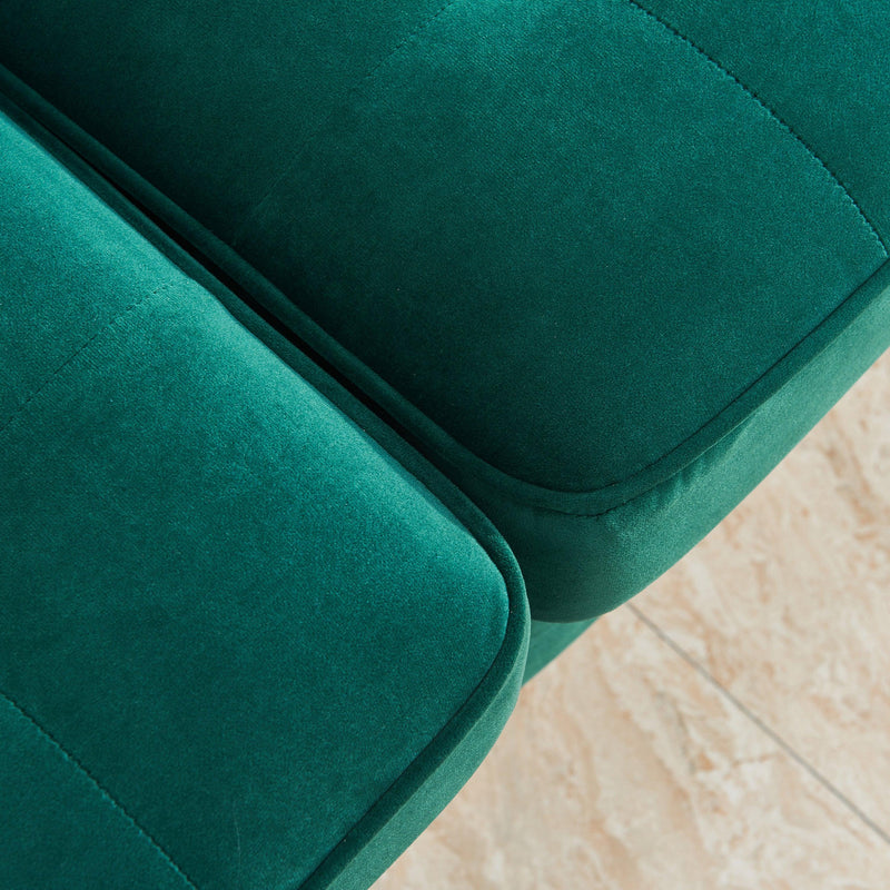 Modern Velvet  fabric sofa 71" - Emerald - Urban Living Furniture (Los Angeles, CA)