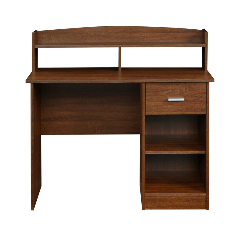 Techni MobiliModern Office Desk with Hutch, Oak - Urban Living Furniture (Los Angeles, CA)