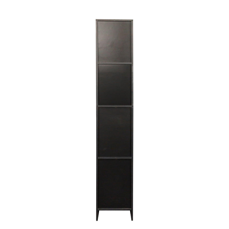 Freestanding  Cabinet with Inadjustable Shelves and two Doors for Kitchen, Dining Room,black - Urban Living Furniture (Los Angeles, CA)