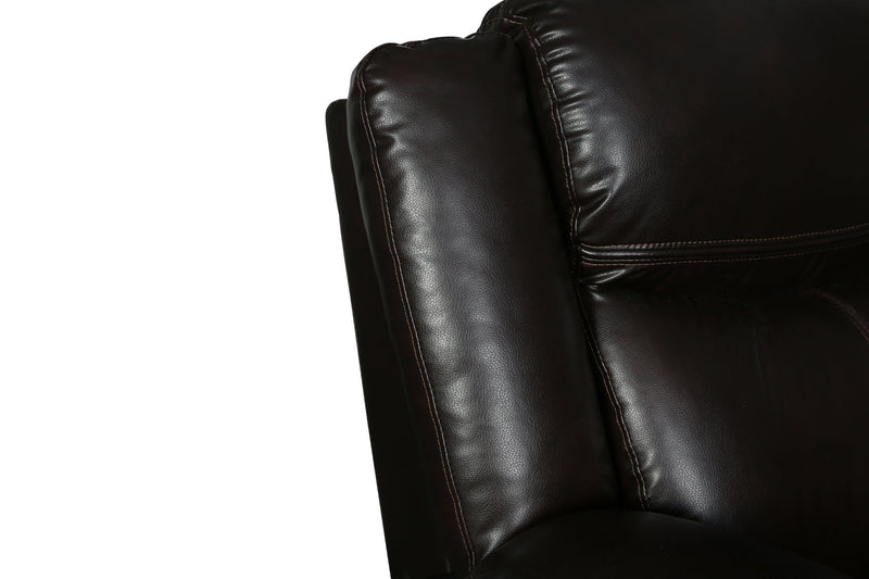 Global United Transitional Leather-Air Reclining Sofa - Urban Living Furniture (Los Angeles, CA)