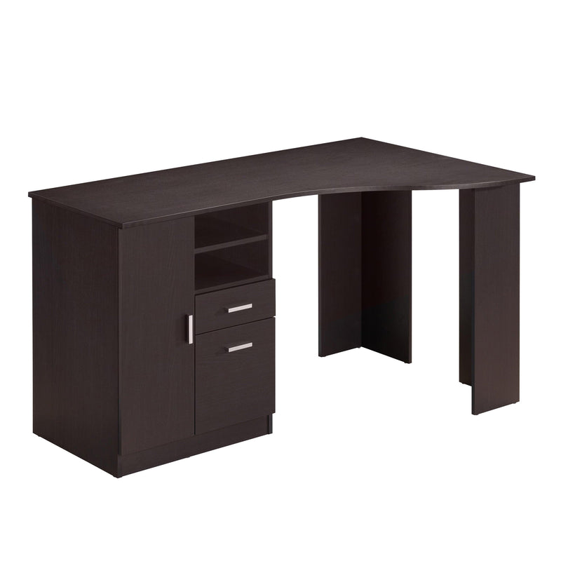 Techni Mobili Classic Office Desk withStorage, Espresso - Urban Living Furniture (Los Angeles, CA)