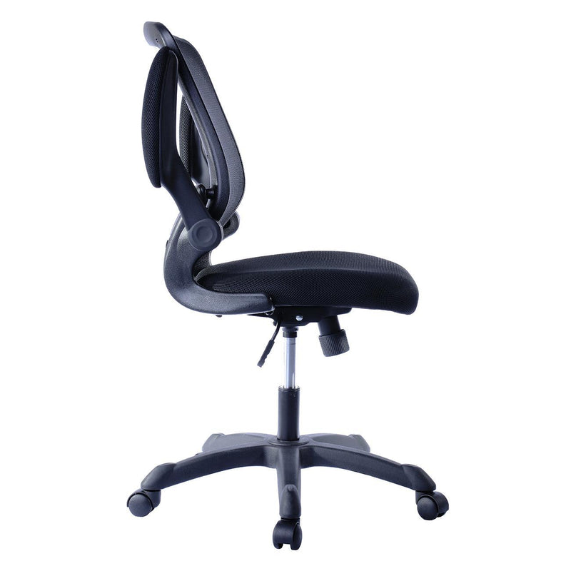 Techni Mobili Mesh Task Office Chair with Flip-Up Arms, Black - Urban Living Furniture (Los Angeles, CA)