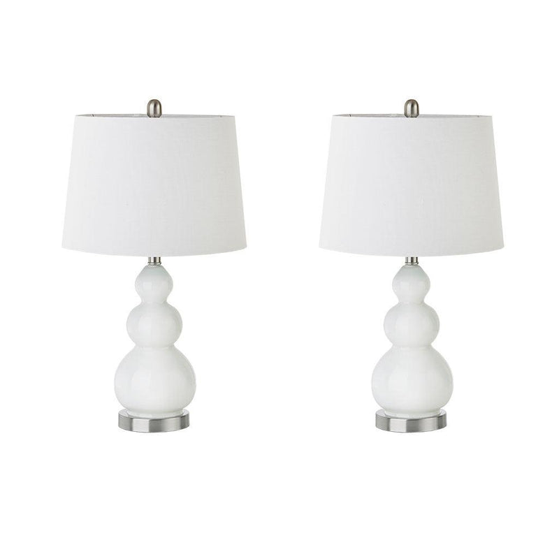 Covey Curved Glass Table Lamp, Set of 2 - Urban Living Furniture (Los Angeles, CA)