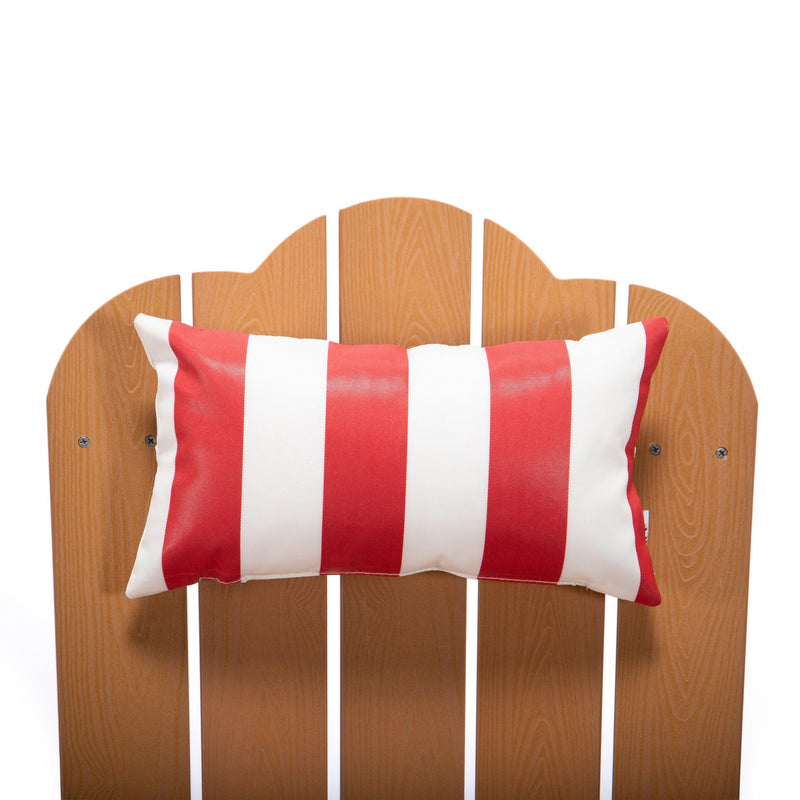 TALE Adirondack Chair Backyard Furniture Painted Seat Pillow Red