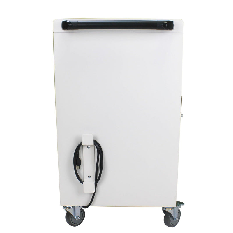 Mobile Charging Cart and Cabinet for Tablets Laptops 30-Device With Combination Lock(White) - Urban Living Furniture (Los Angeles, CA)