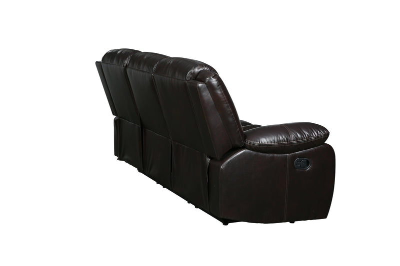 Global United Transitional Leather-Air Reclining Sofa - Urban Living Furniture (Los Angeles, CA)