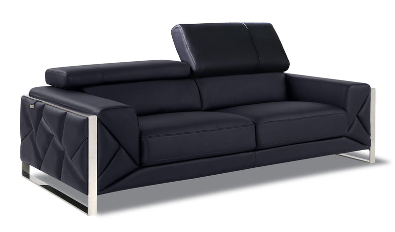 Global United Top Grain Italian Leather  Sofa - Urban Living Furniture (Los Angeles, CA)