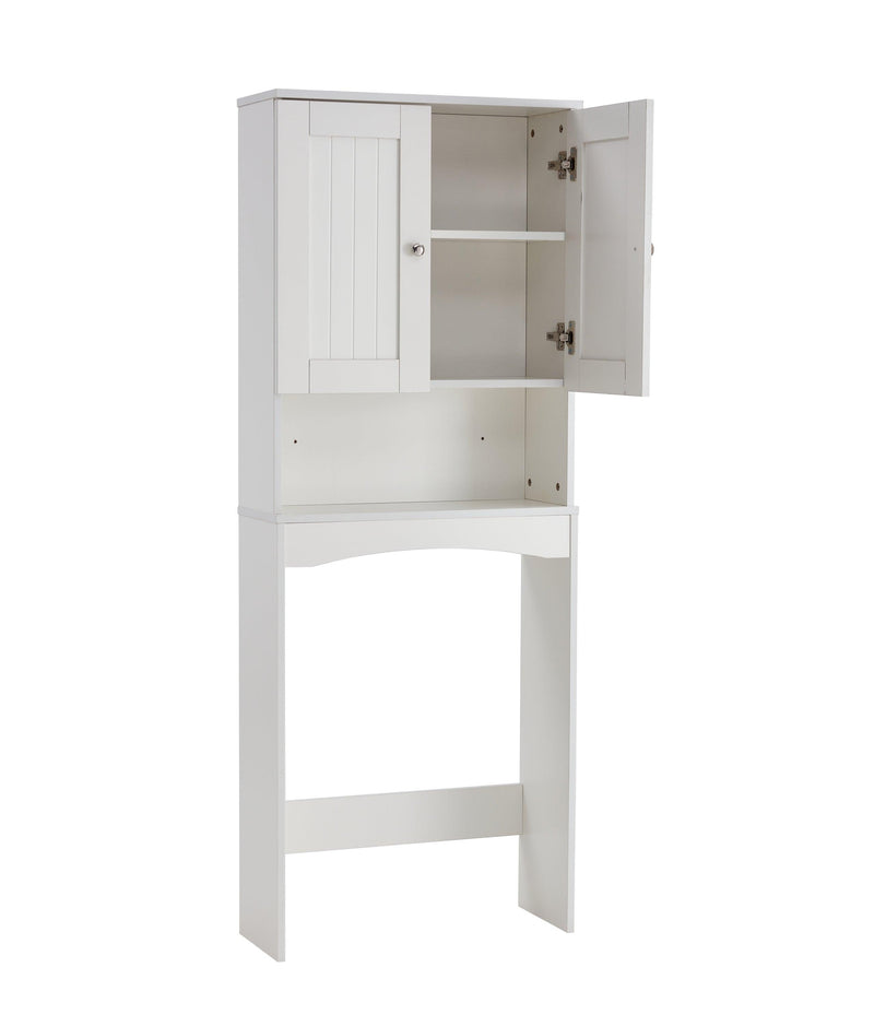 Home Bathroom Shelf Over-The-Toilet, Bathroom SpaceSaver, BathroomStorage Cabinet Organizer,White - Urban Living Furniture (Los Angeles, CA)