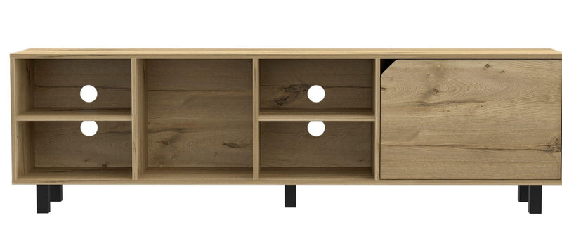 Harwich 5-Shelf TV Stand Light Oak - Urban Living Furniture (Los Angeles, CA)