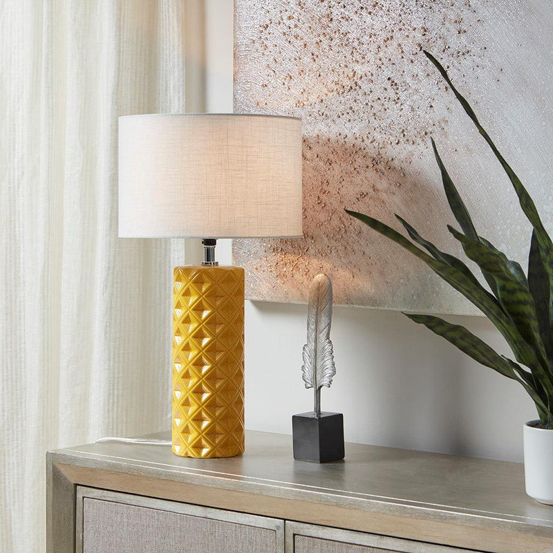 Macey Geometric Ceramic Table Lamp - Urban Living Furniture (Los Angeles, CA)