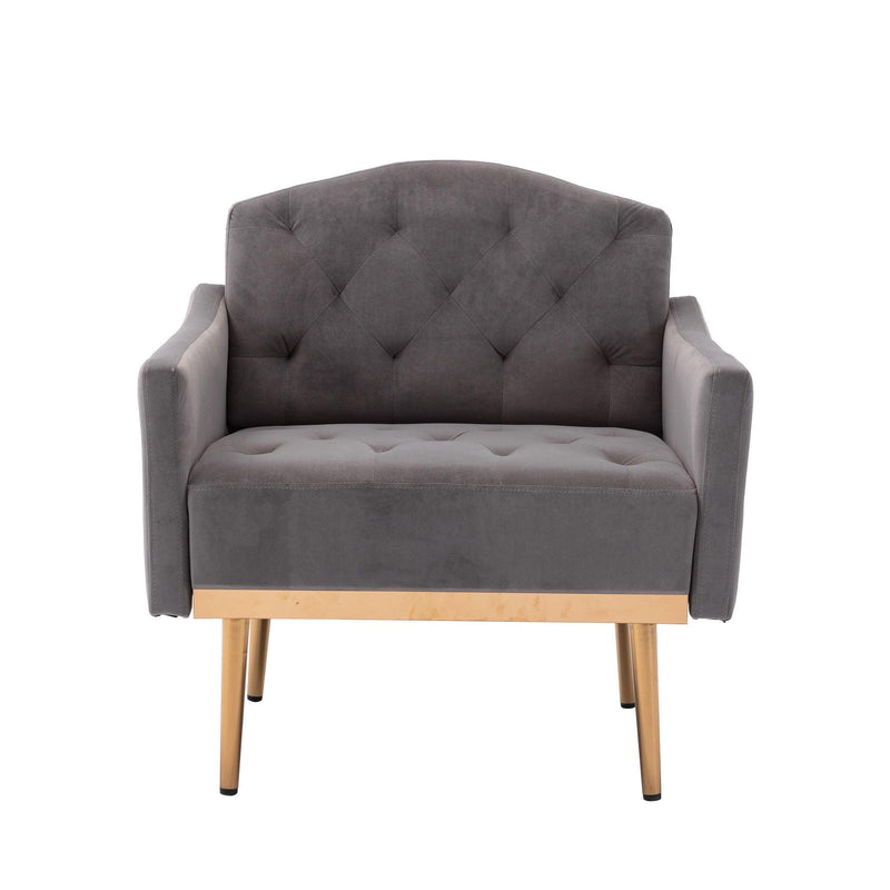 Accent  Chair  ,leisure single sofa  with Rose Golden  feet - Urban Living Furniture (Los Angeles, CA)