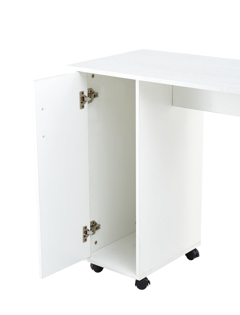 Home Office Computer Desk Table with Drawers White 41.73‘’L 17.72''W 31.5''H - Urban Living Furniture (Los Angeles, CA)