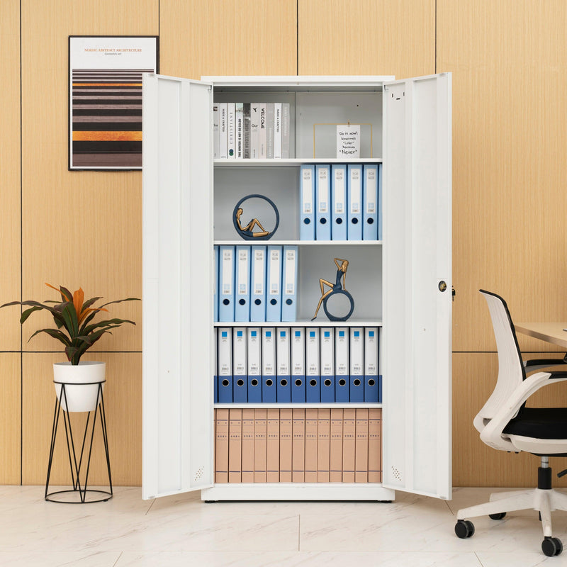 HighStorage Cabinet with 2 Doors and 4 Partitions to Separate 5Storage Spaces, Home/ Office Design - Urban Living Furniture (Los Angeles, CA)