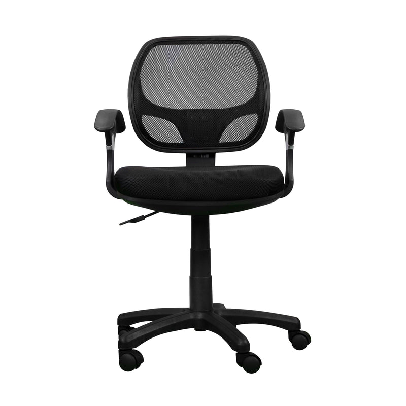 Techni Mobili Midback Mesh Task Office Chair, Black