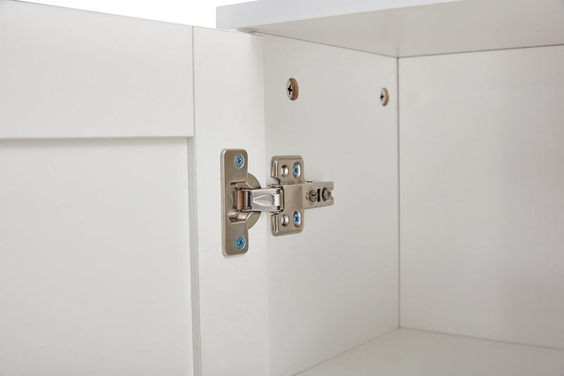 Home Bathroom Shelf Over-The-Toilet, Bathroom SpaceSaver, BathroomStorage Cabinet Organizer,White