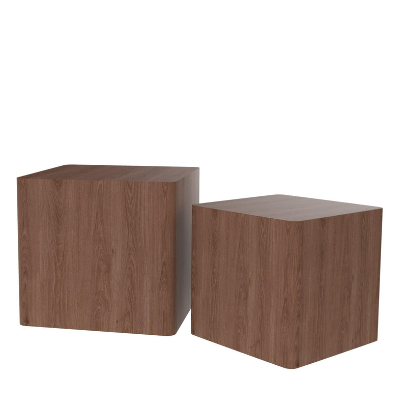 MDF Nesting table/side table/coffee table/end table for living room,office,bedroom Walnut，set of 2 - Urban Living Furniture (Los Angeles, CA)