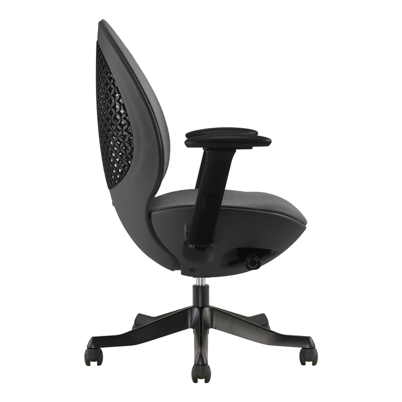 Techni Mobili Deco LUX Executive Office Chair, Black