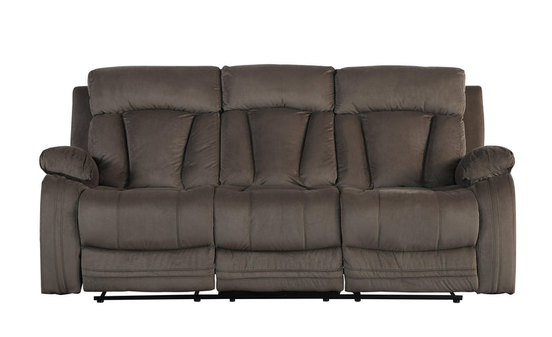 Global United Reclining Transitional Microfiber Fabric Sofa - Urban Living Furniture (Los Angeles, CA)