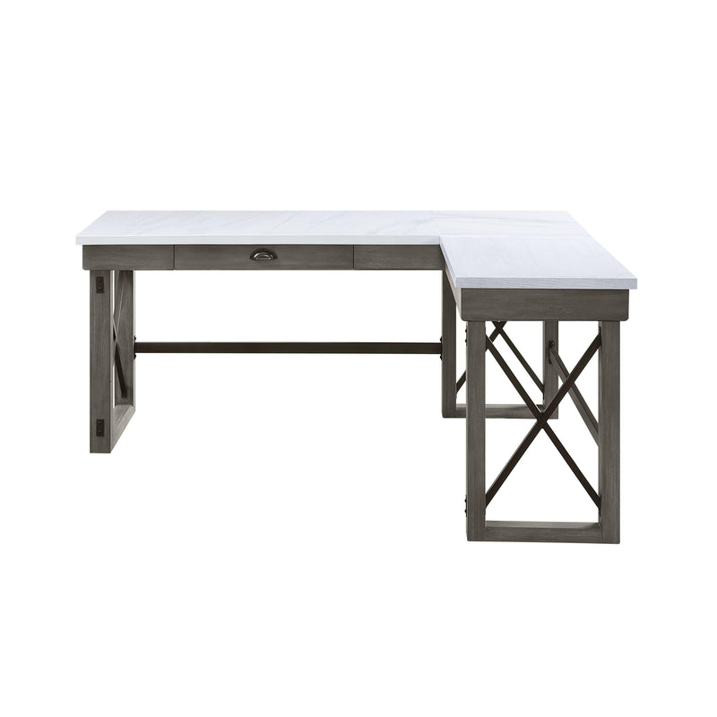 ACME Talmar Writing Desk w/Lift Top in Marble Top & Weathered Gray Finish OF00056 - Urban Living Furniture (Los Angeles, CA)