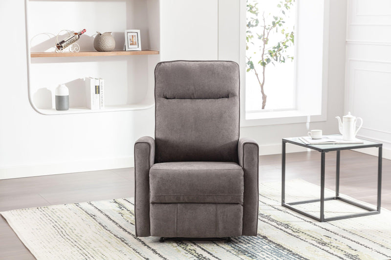 Minimalism Style Manual Recliner, Classic Single Chair, Small Sofa for Living Room&Bed Room, Dark Grey - Urban Living Furniture (Los Angeles, CA)