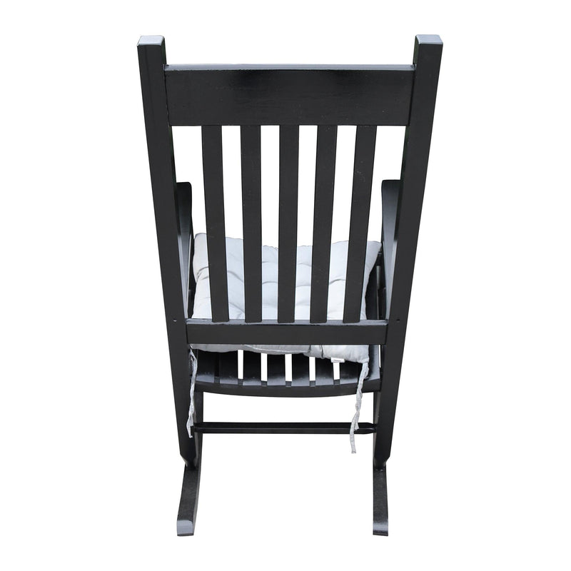 wooden porch rocker chair  Black - Urban Living Furniture (Los Angeles, CA)