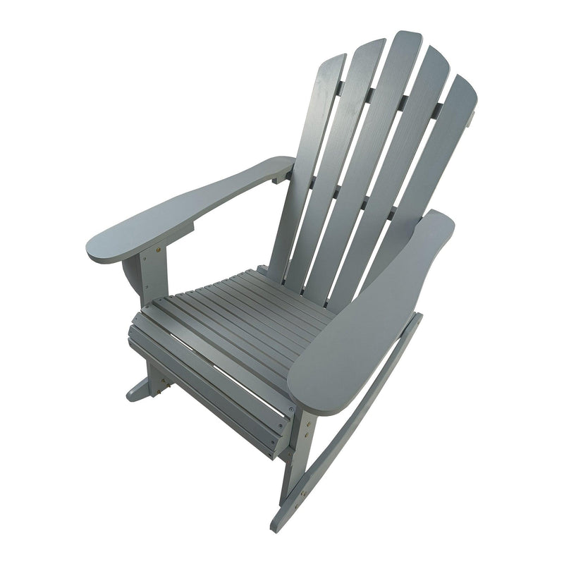 Reclining Wooden Outdoor Rocking Adirondack chair,walnut - Urban Living Furniture (Los Angeles, CA)