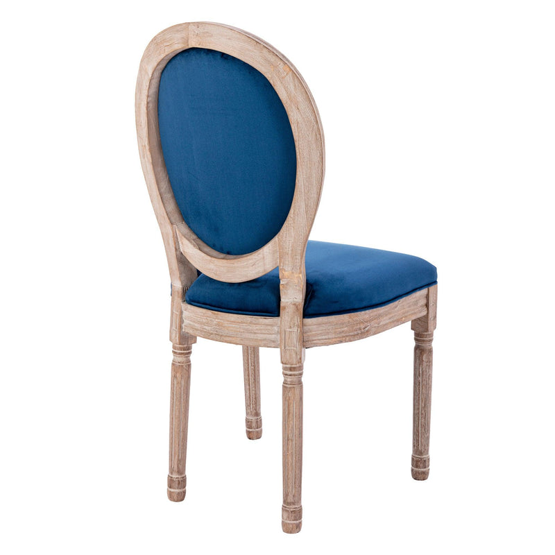 Upholstered Velvet  French Dining  Chair with rubber legs,Set of 2 - Urban Living Furniture (Los Angeles, CA)