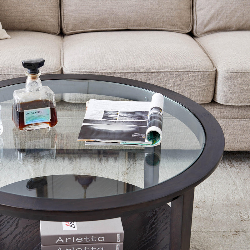 Glass Top Coffee Table - Urban Living Furniture (Los Angeles, CA)