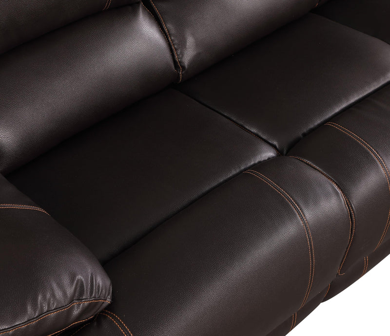 Global United Leather-Air Recliining  Sofa