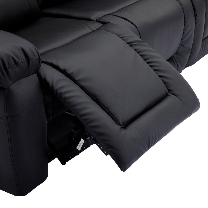 Home Theater Seating Manual Recliner, PU Leather Reclining Loveseat for Living Room - Urban Living Furniture (Los Angeles, CA)