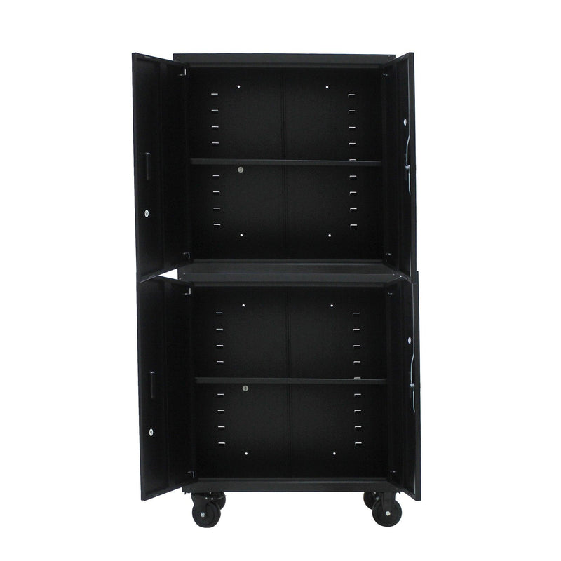 MetalStorage Cabinet with Locking Doors and One  Adjustable Shelves - Urban Living Furniture (Los Angeles, CA)