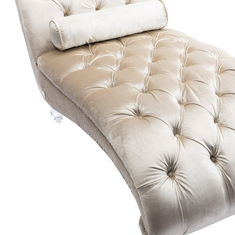 Leisure concubine sofa  with  acrylic  feet - Urban Living Furniture (Los Angeles, CA)