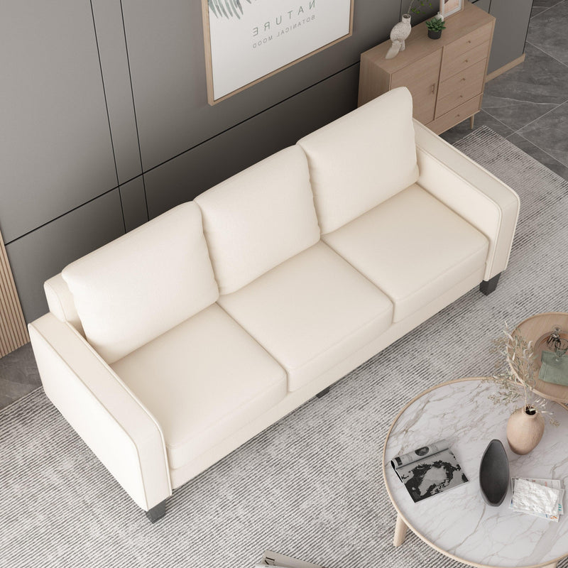 Modern Living Room Furniture Sofa in Beige Fabric - Urban Living Furniture (Los Angeles, CA)