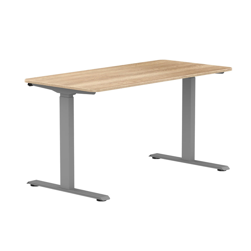 Ergonomic Standing Desk Base Workstation Frame Only，silver grey