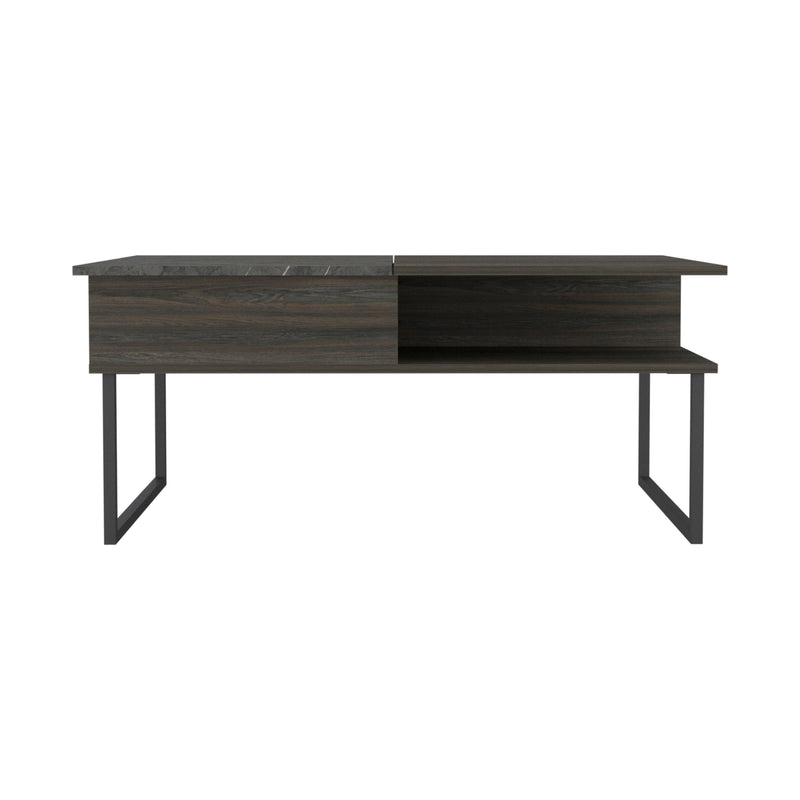 Squire 1-Shelf Lift Top  Coffee Table Carbon Espresso and Onyx - Urban Living Furniture (Los Angeles, CA)