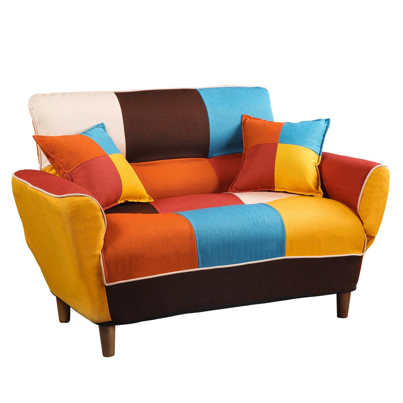 Small Space Colorful Sleeper Sofa, Solid Wood Legs - Urban Living Furniture (Los Angeles, CA)