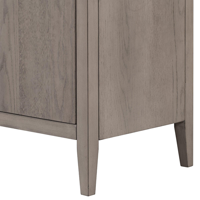 Storage Cabinet Sideboard Wooden Cabinet with 3 Metal handles and 3 Doors for Hallway, Entryway, Living Room, Bedroom, Adjustable Shelf - Urban Living Furniture (Los Angeles, CA)