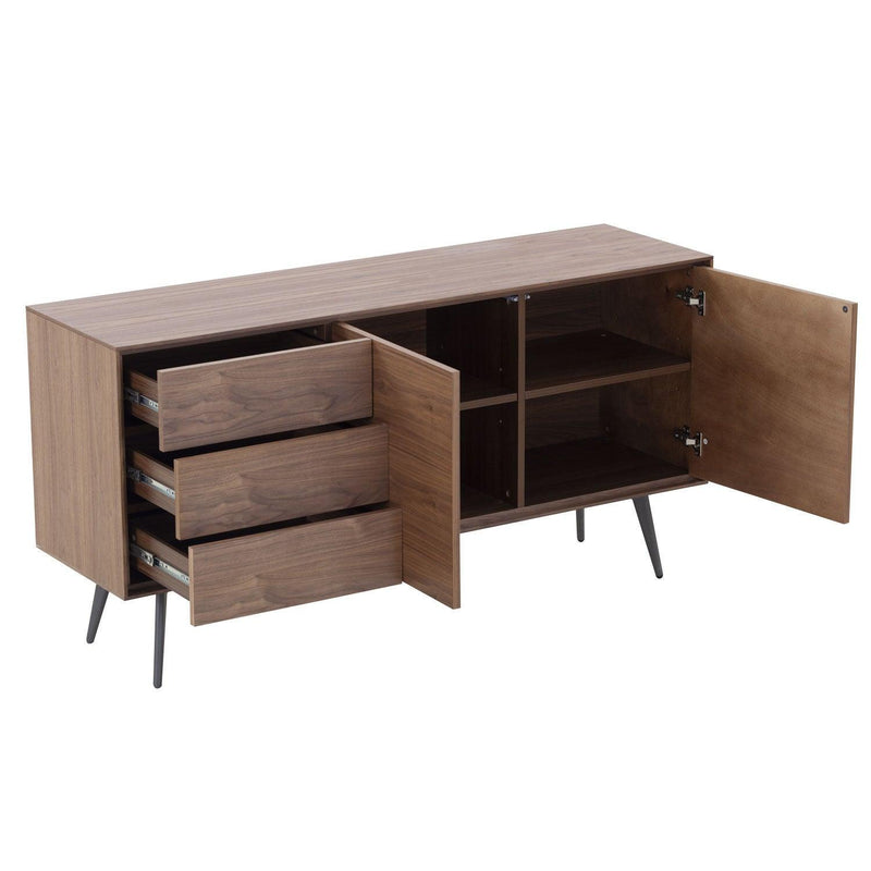 Modern Sideboard , Buffet Cabinet,Storage Cabinet, TV Stand  Anti-Topple Design, and Large Countertop