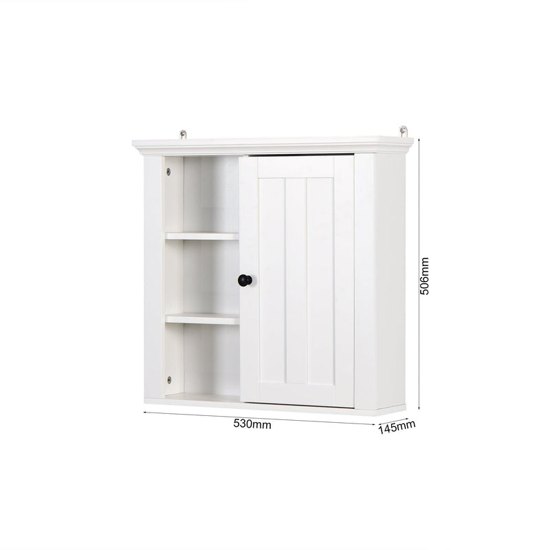 Bathroom Wooden Wall Cabinet with a Door 20.86x5.71x20 inch - Urban Living Furniture (Los Angeles, CA)