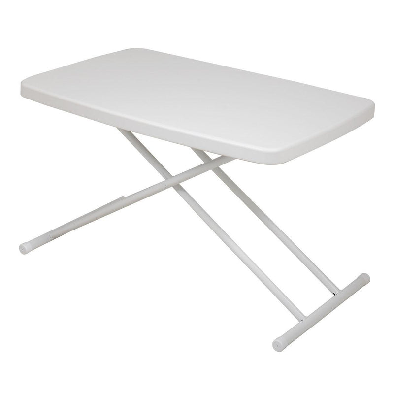 Folding Table Writing Desk with Adjustable Height for Study Office Home Use