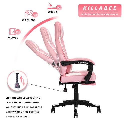 Ergonomic massage/rotary racing office game computer chair/PU leather - Urban Living Furniture (Los Angeles, CA)