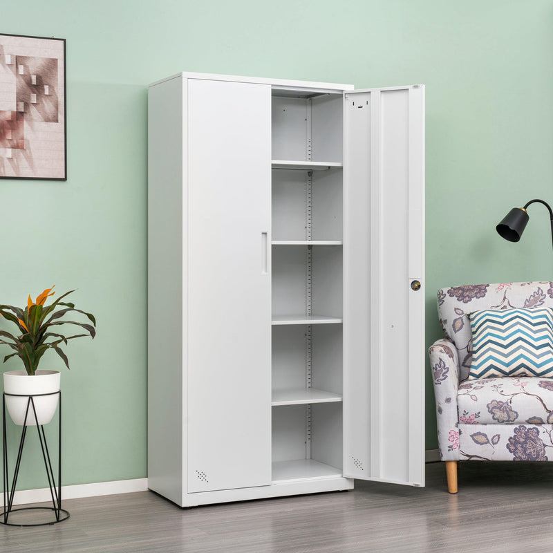 HighStorage Cabinet with 2 Doors and 4 Partitions to Separate 5Storage Spaces, Home/ Office Design - Urban Living Furniture (Los Angeles, CA)