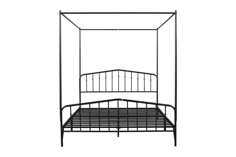 Detachable Queen Anti-Noise Metal Canopy Bed - Urban Living Furniture (Los Angeles, CA)